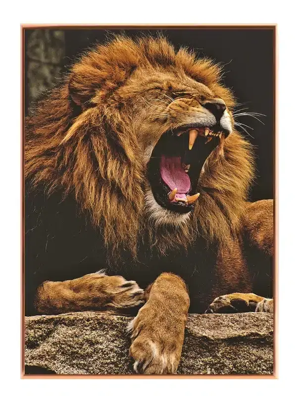 Lion Roaring Plakat