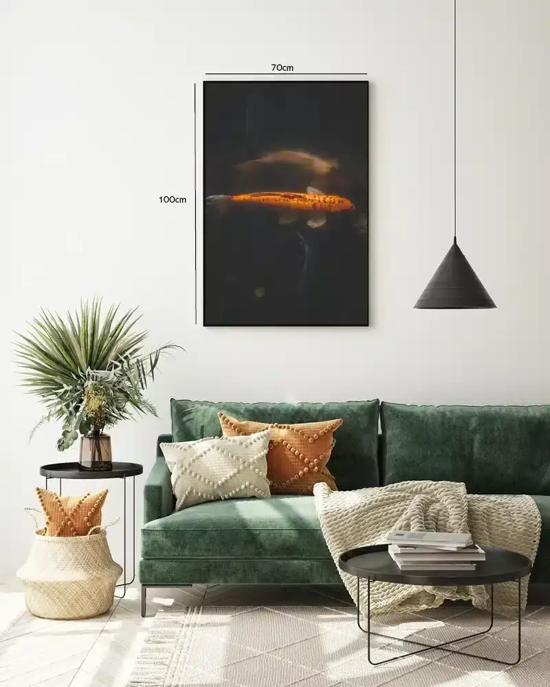 Koi Fish Reflection Plakat