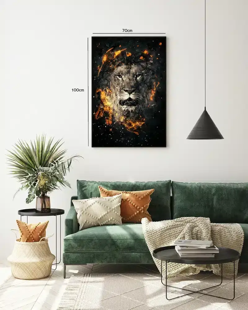 Lion Fire Plakat