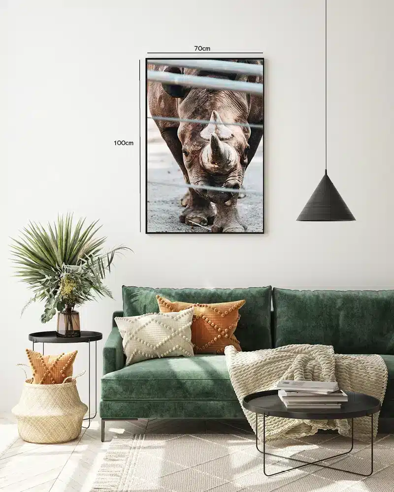 Black Rhinoceros No3 Plakat