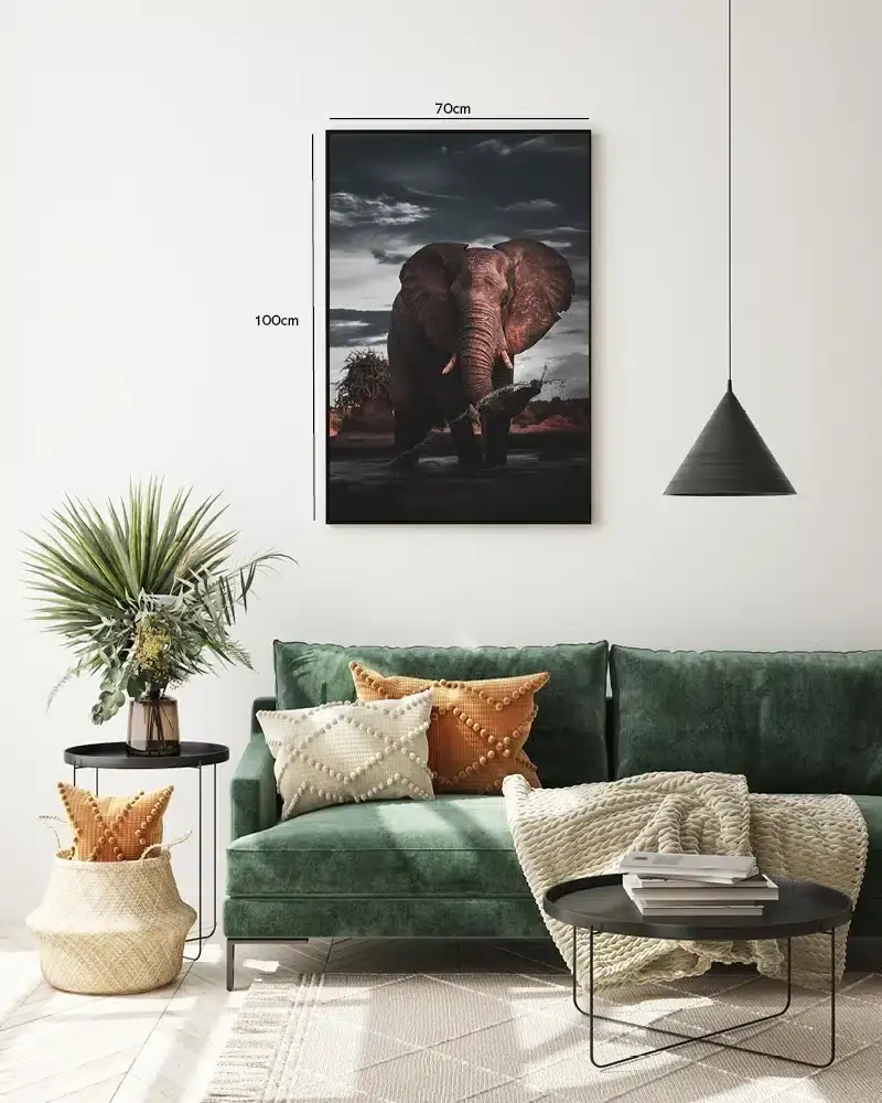 Elephant At Dusk No2 Plakat