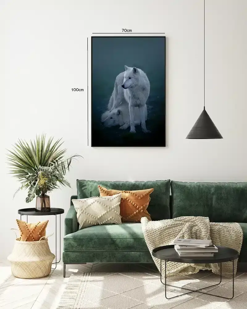 Arctic Wolf Duo Plakat
