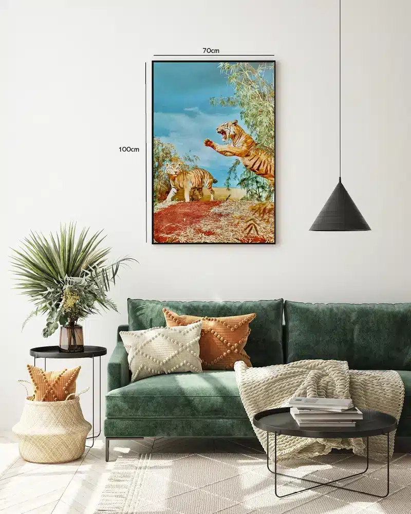 Bengal Tiger Leap Plakat