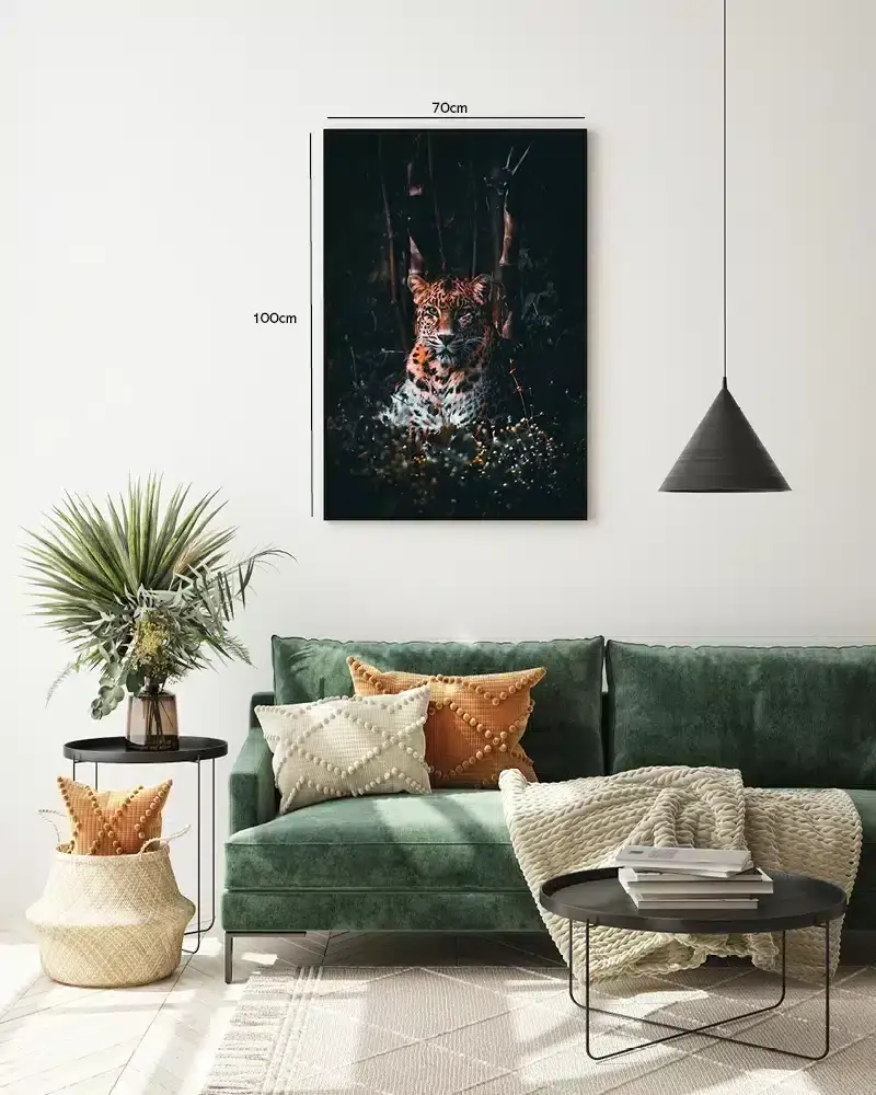 Leopard In Shadows Plakat