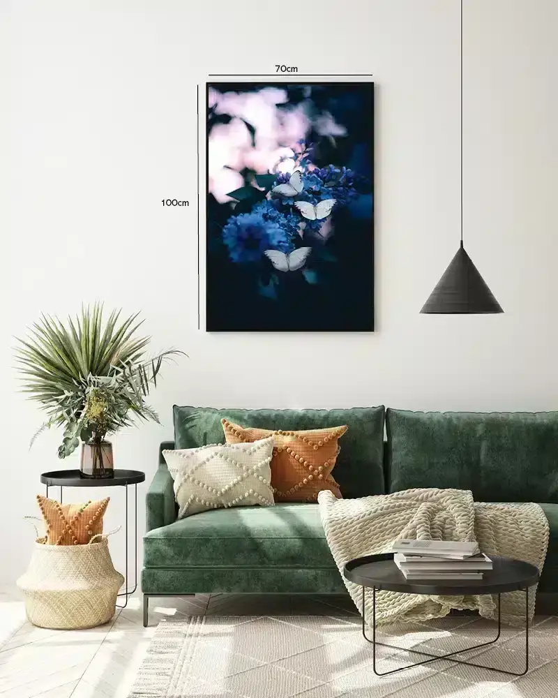 Sommerfugl White Plakat