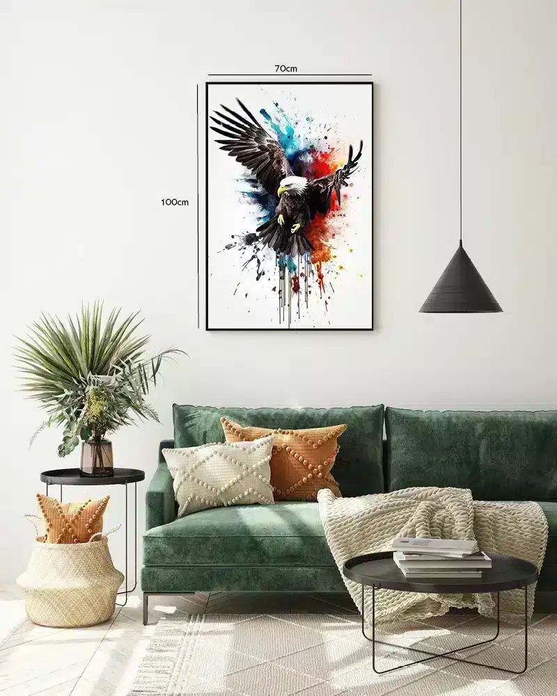 Bald Eagle Splash Plakat