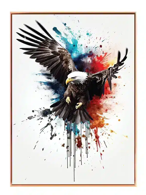 Bald Eagle Splash Plakat