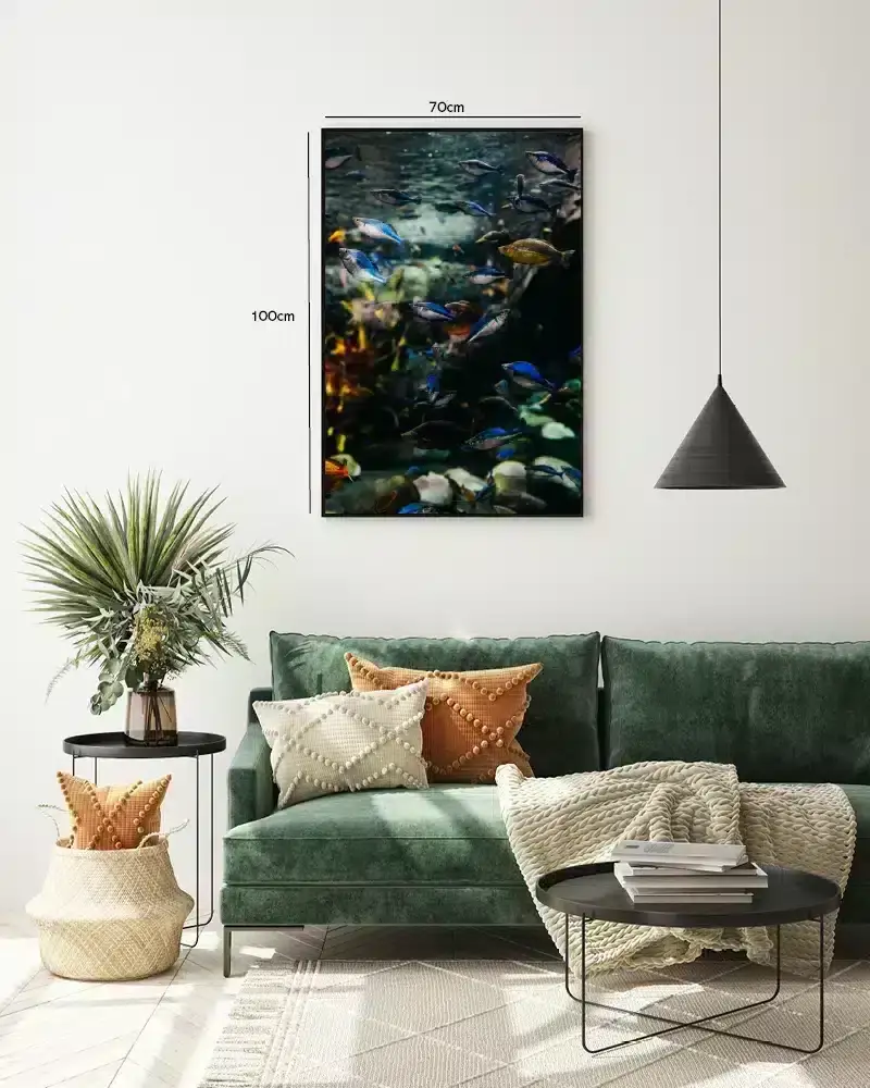 Tetra Fish School Plakat