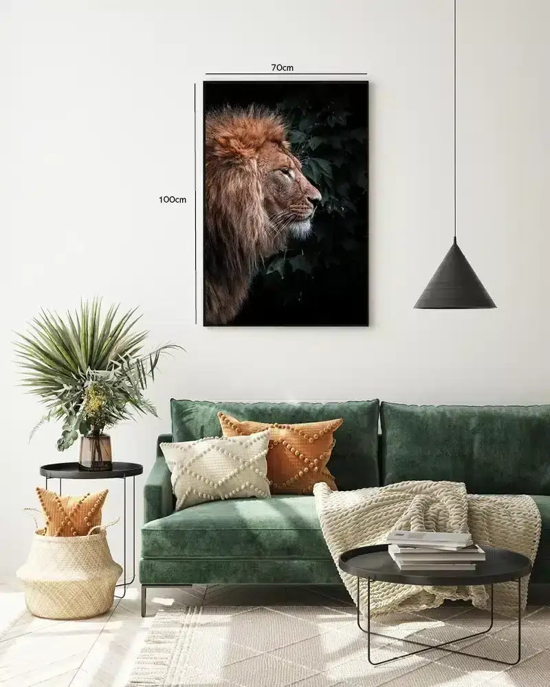 Lion Profile I Plakat