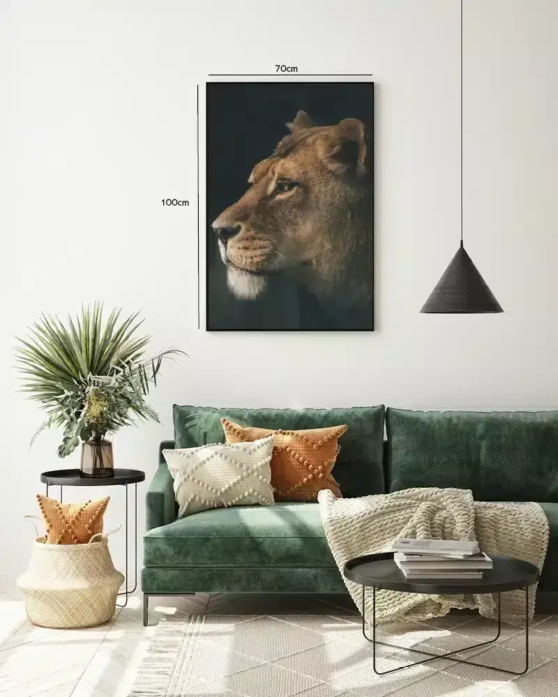 Lioness Profile Plakat