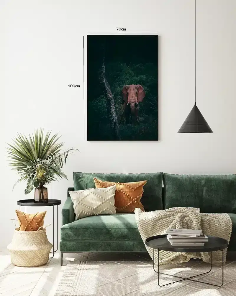 Elephant In Forest Plakat