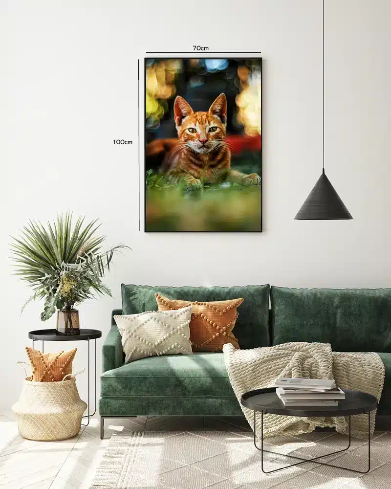 Ginger Cat Close Up Plakat