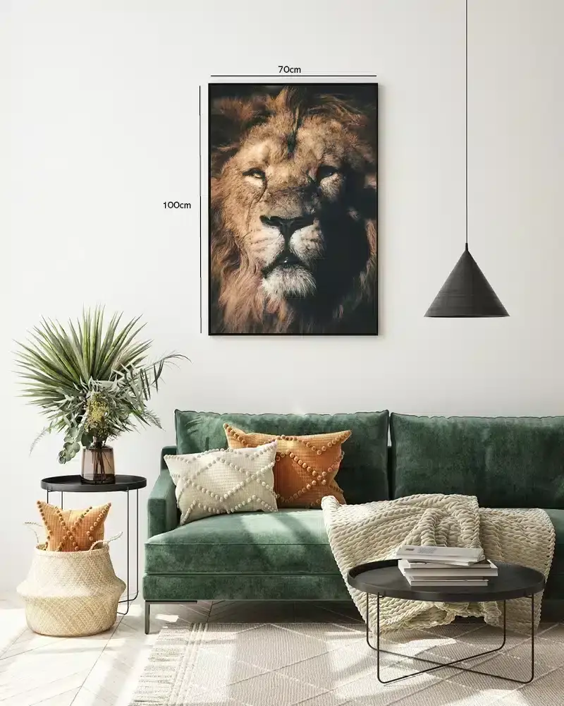 Lion Face III Plakat
