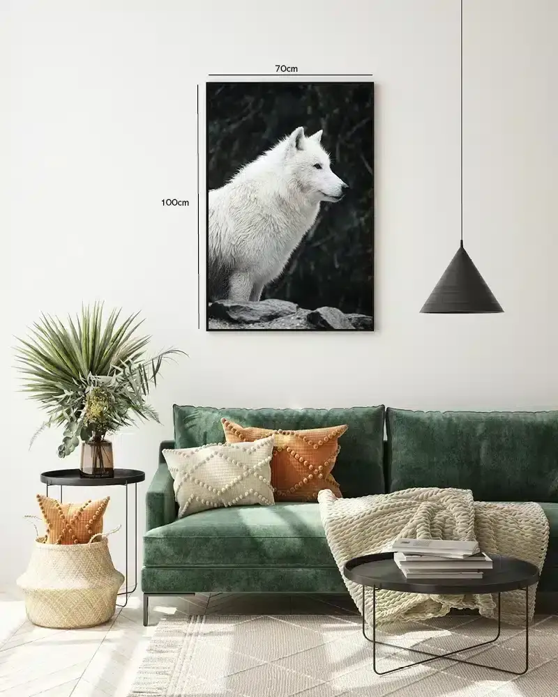 Arctic Wolf Profile Plakat