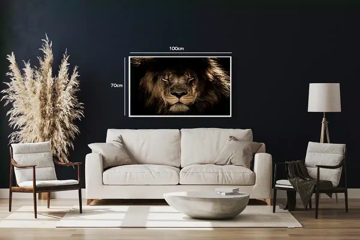 Lion Face III Plakat