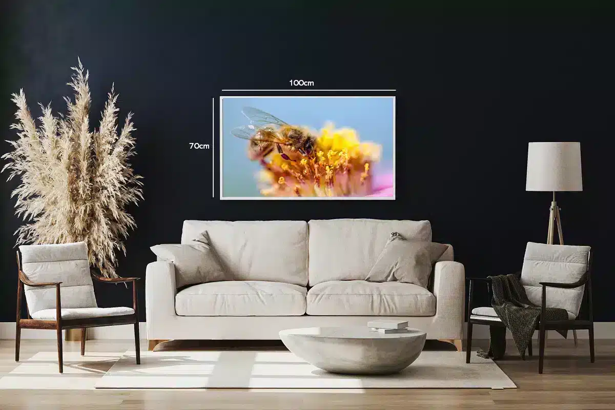 Honeybee On Flower Plakat