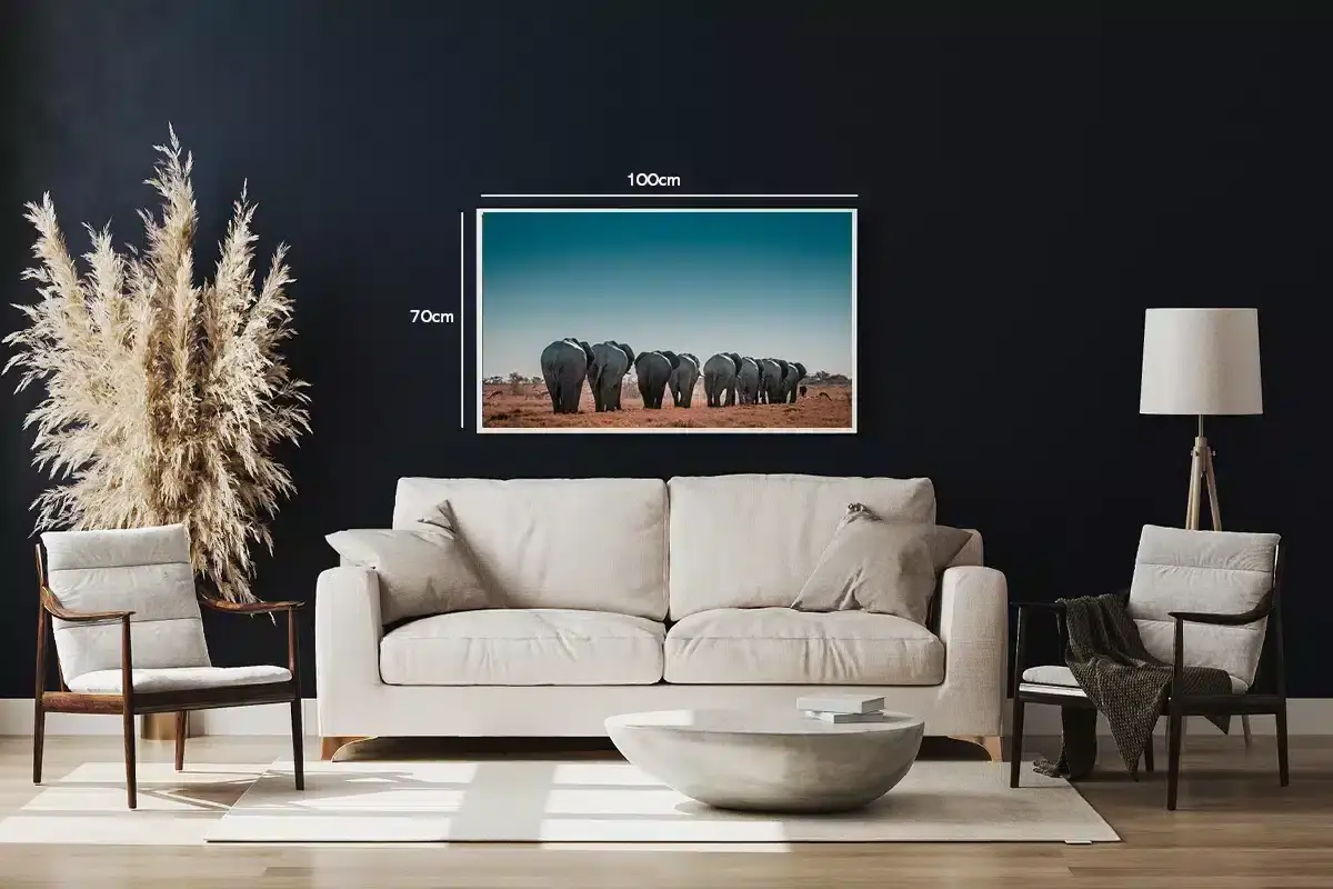 Elephant Herd Plakat