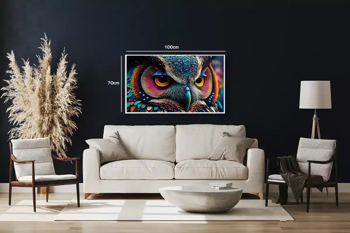 Colorful Owl Plakat