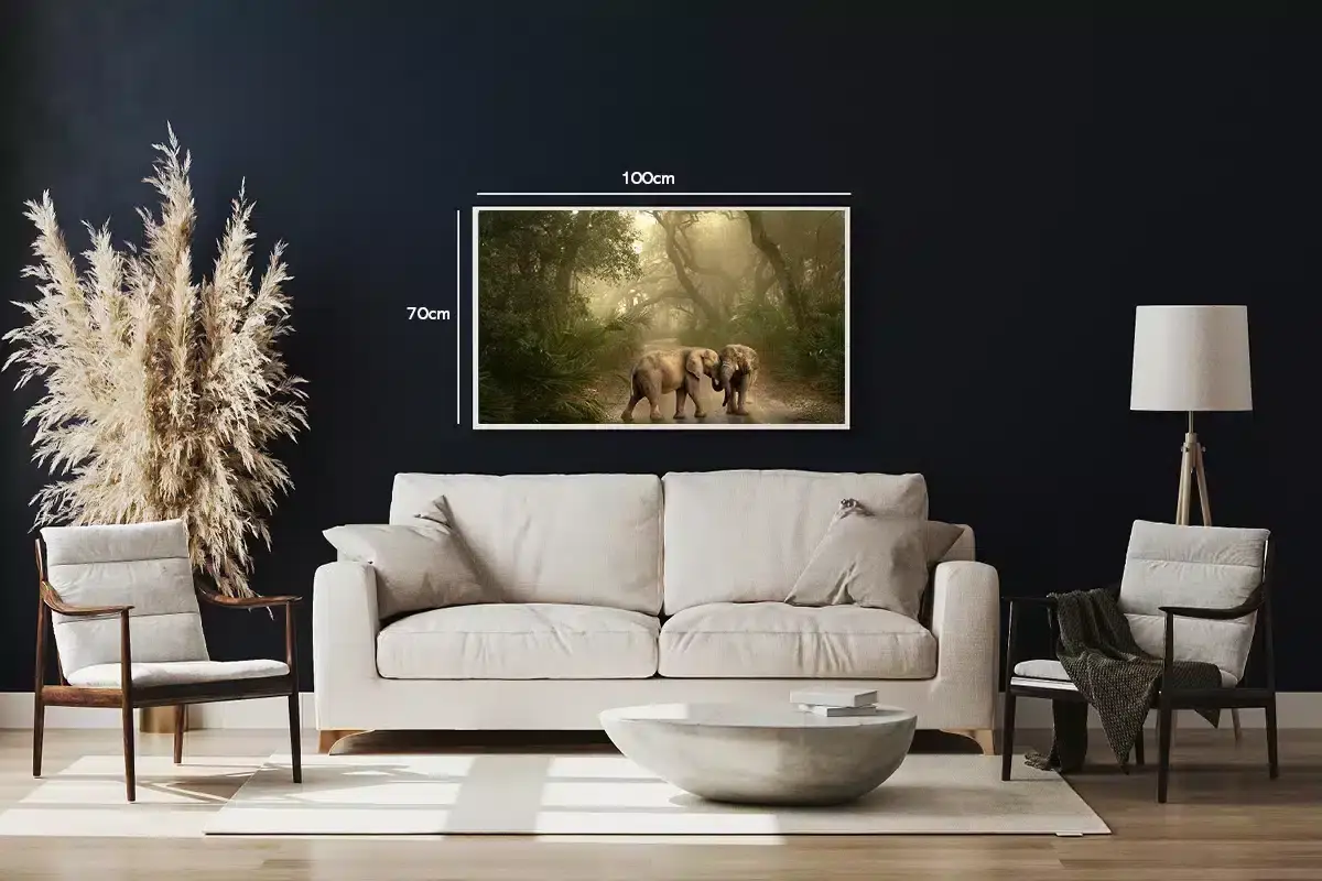 Elephant Forest Path Plakat