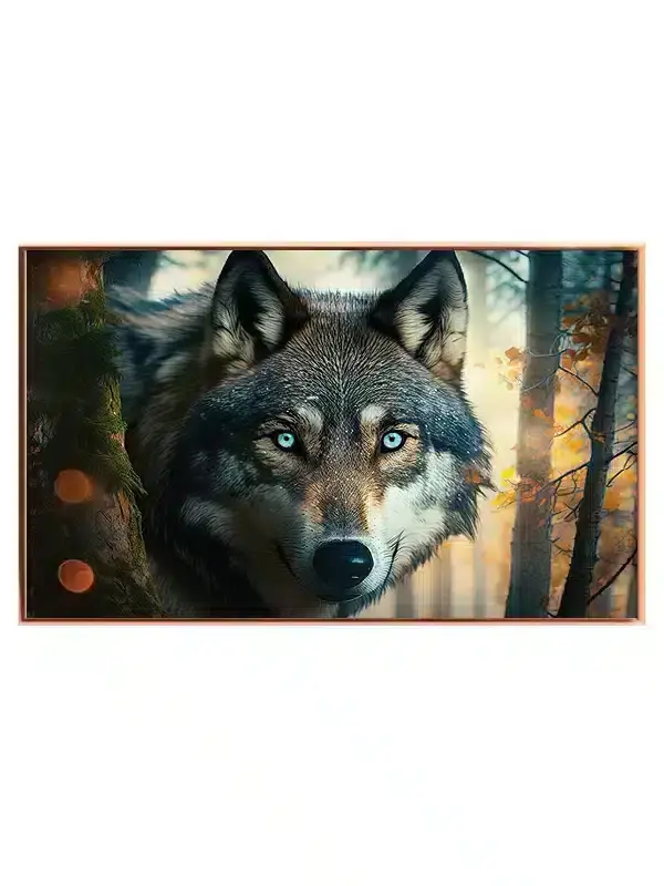 Wolf In Forest Plakat