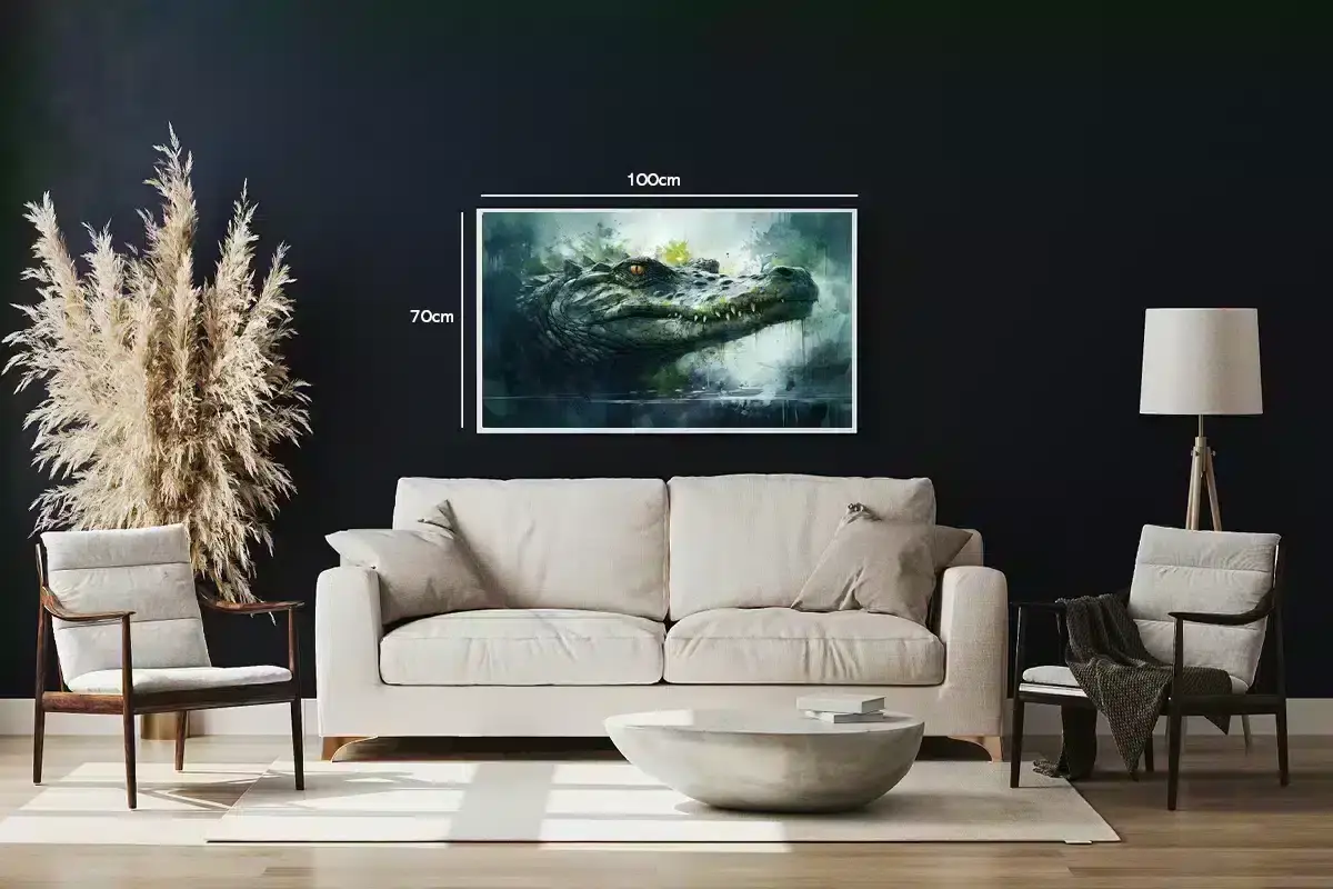 Crocodile Head Plakat