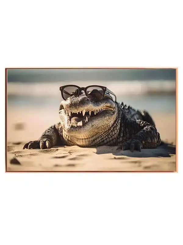 Kat Alligator Plakat