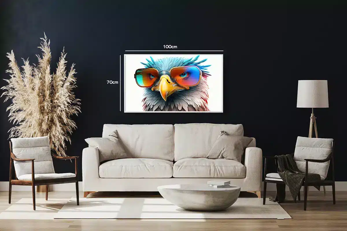 Bald Eagle Sunglasses Plakat