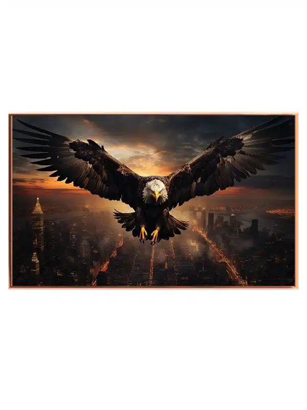 Bald Eagle Sunset Flight Plakat