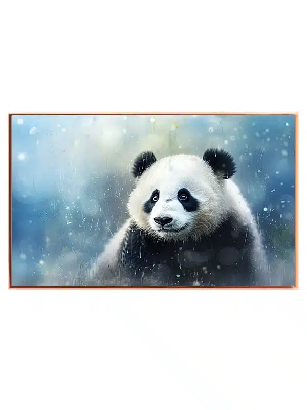 Giant Panda Winter Plakat