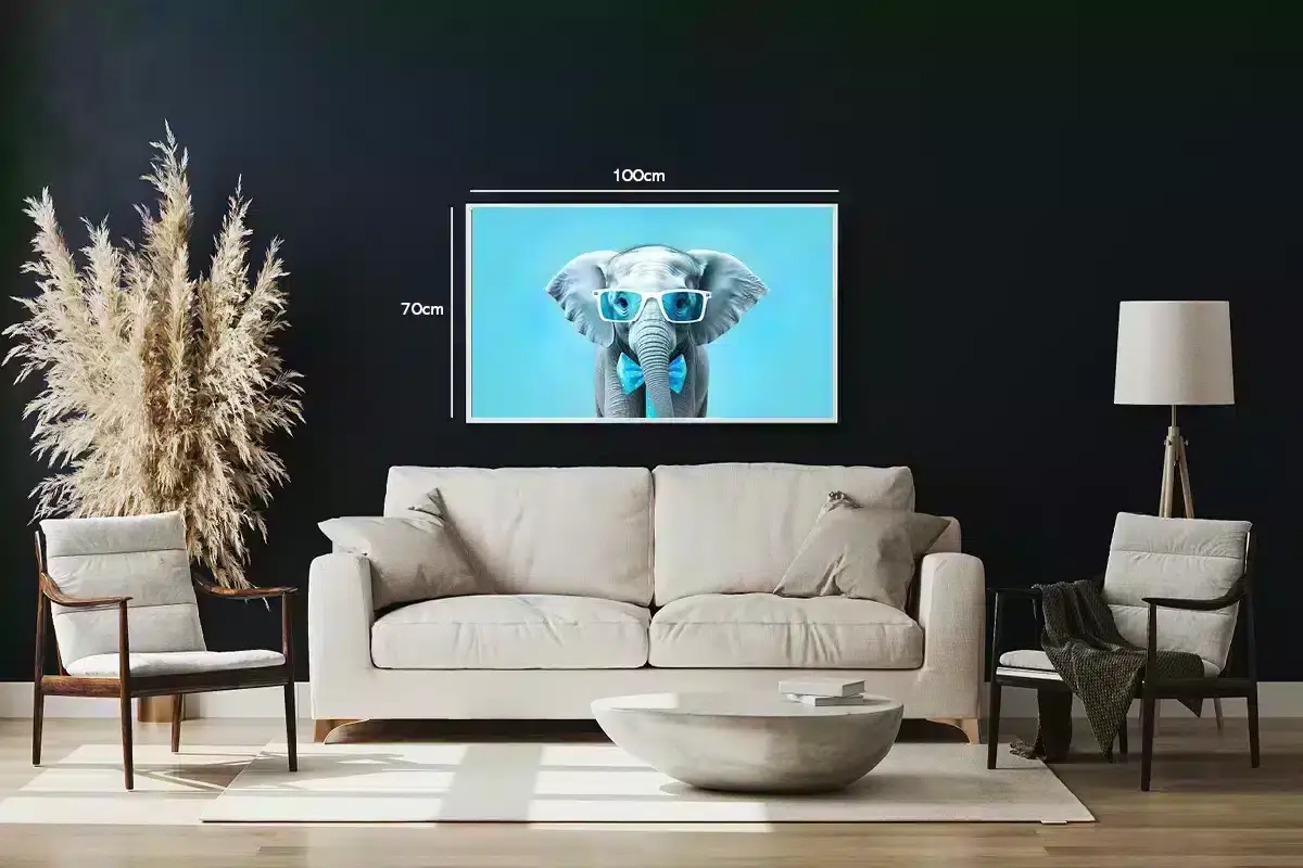 Elephant With Plakat