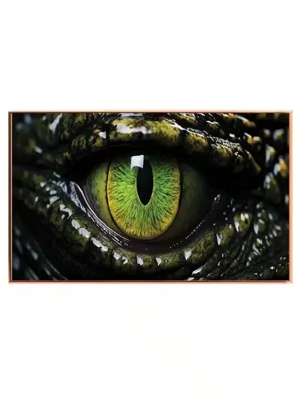 Crocodile Eye Closeup Plakat