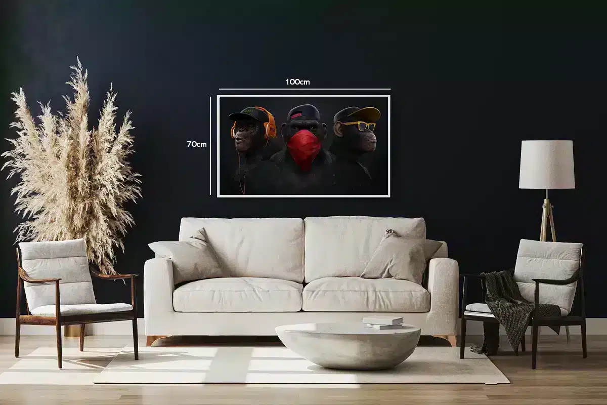 Chimpanzee Trio Plakat