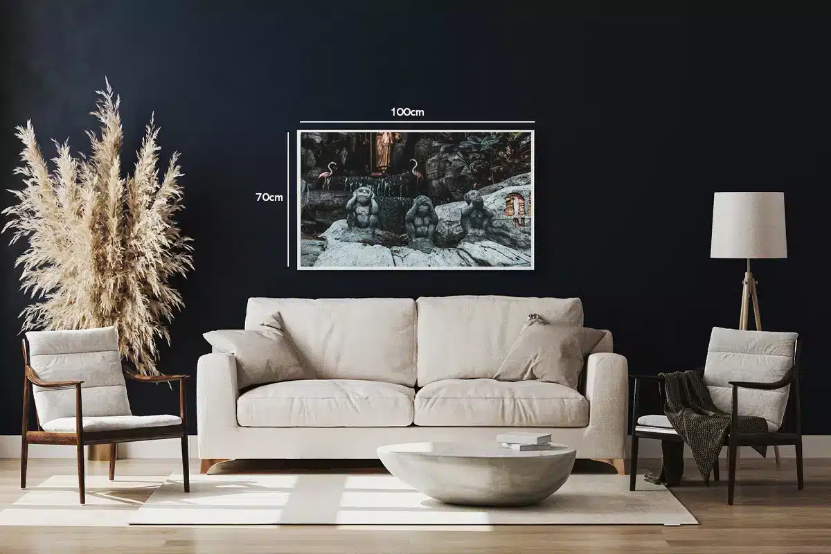 Monkey Statue Trio Plakat