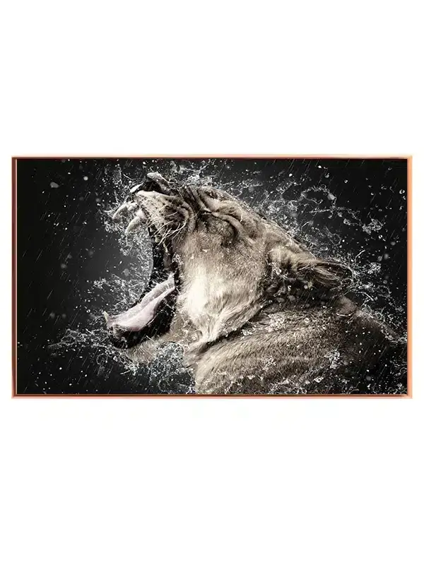 Lioness Yawn Plakat