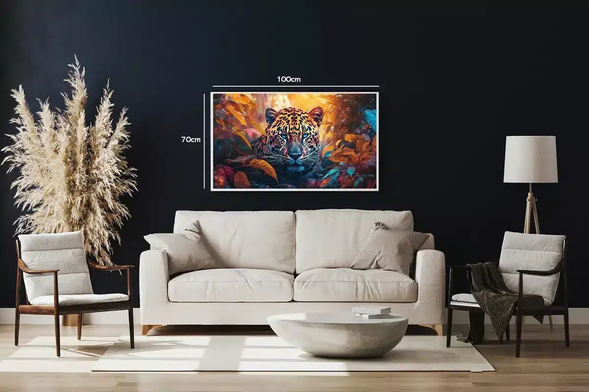 Ko Jaguar In Foliage Plakat