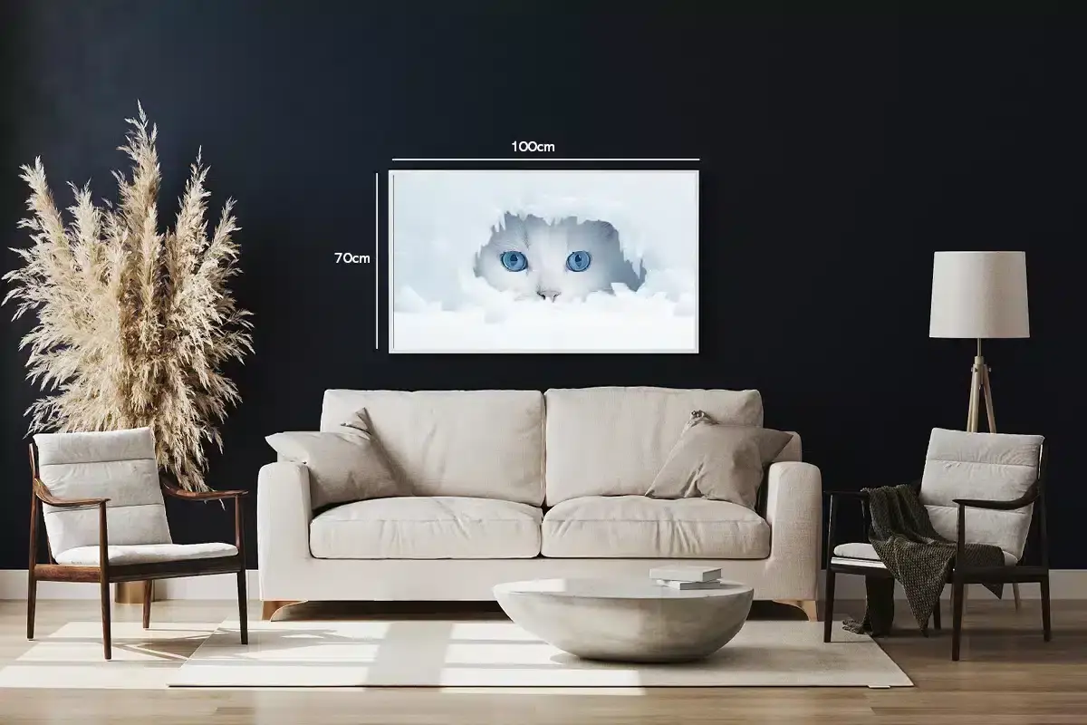 White Cat No2 Plakat