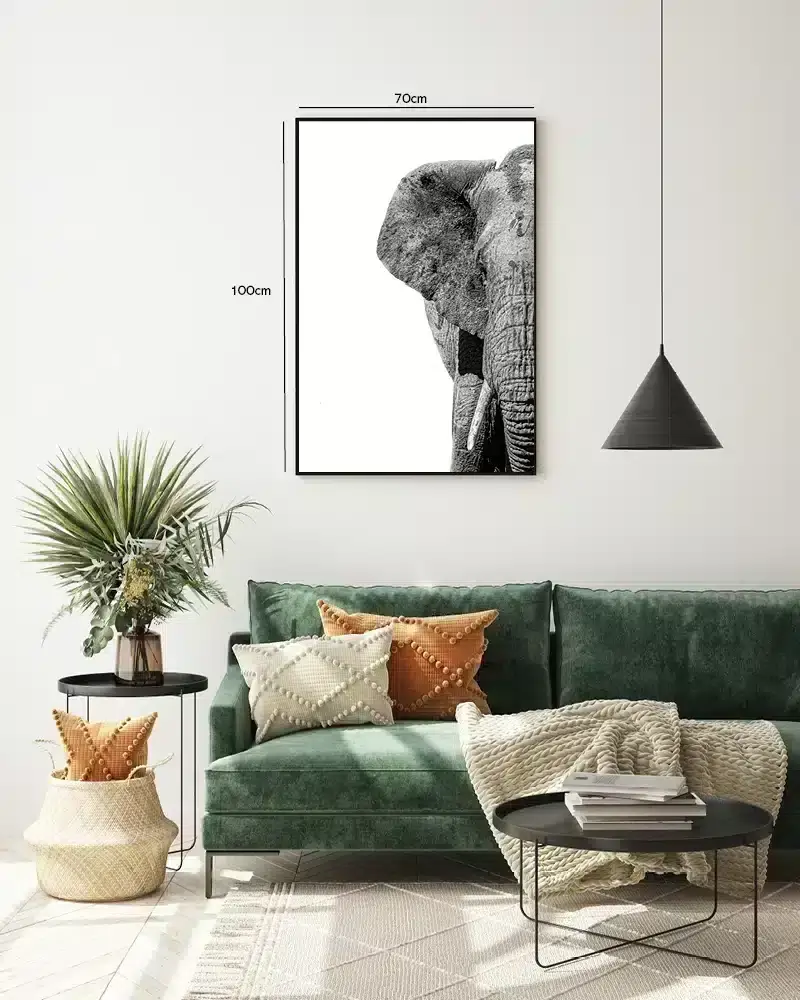 Elephant Close Up Plakat