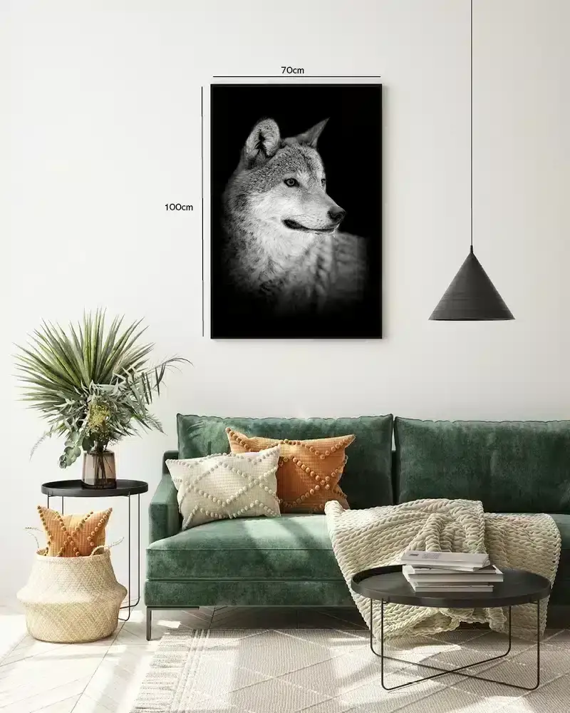 Wolf Portrait Plakat