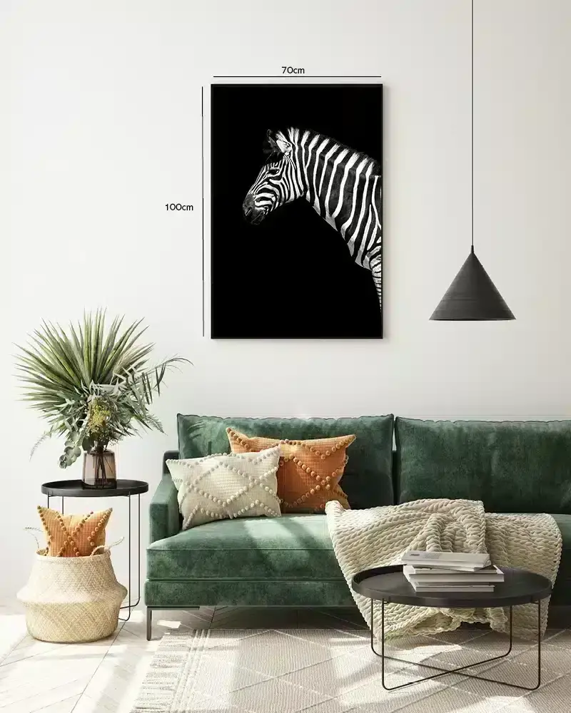 Zebra Profile Plakat
