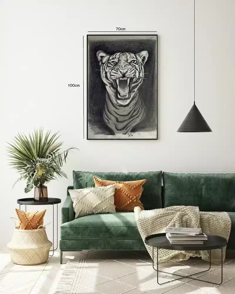 Tiger Roaring Plakat