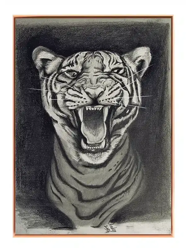 Tiger Roaring Plakat