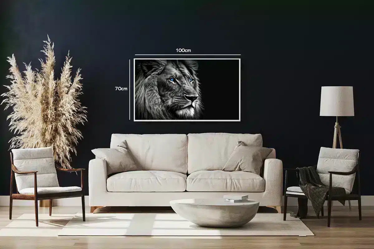 Lion With Plakat