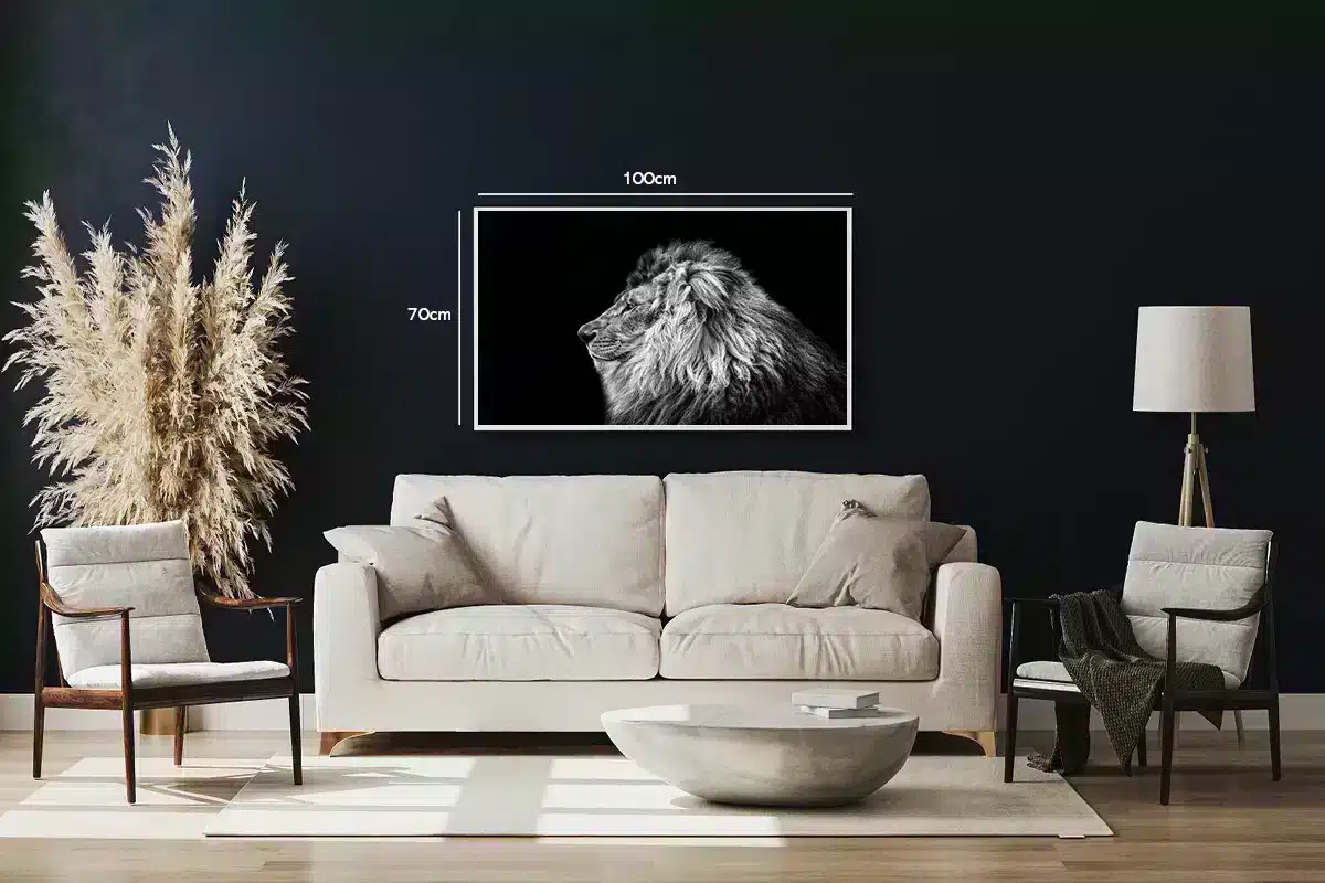 Lion Profile Plakat