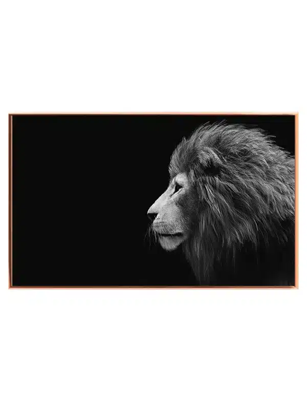 Lion Side Profile Plakat