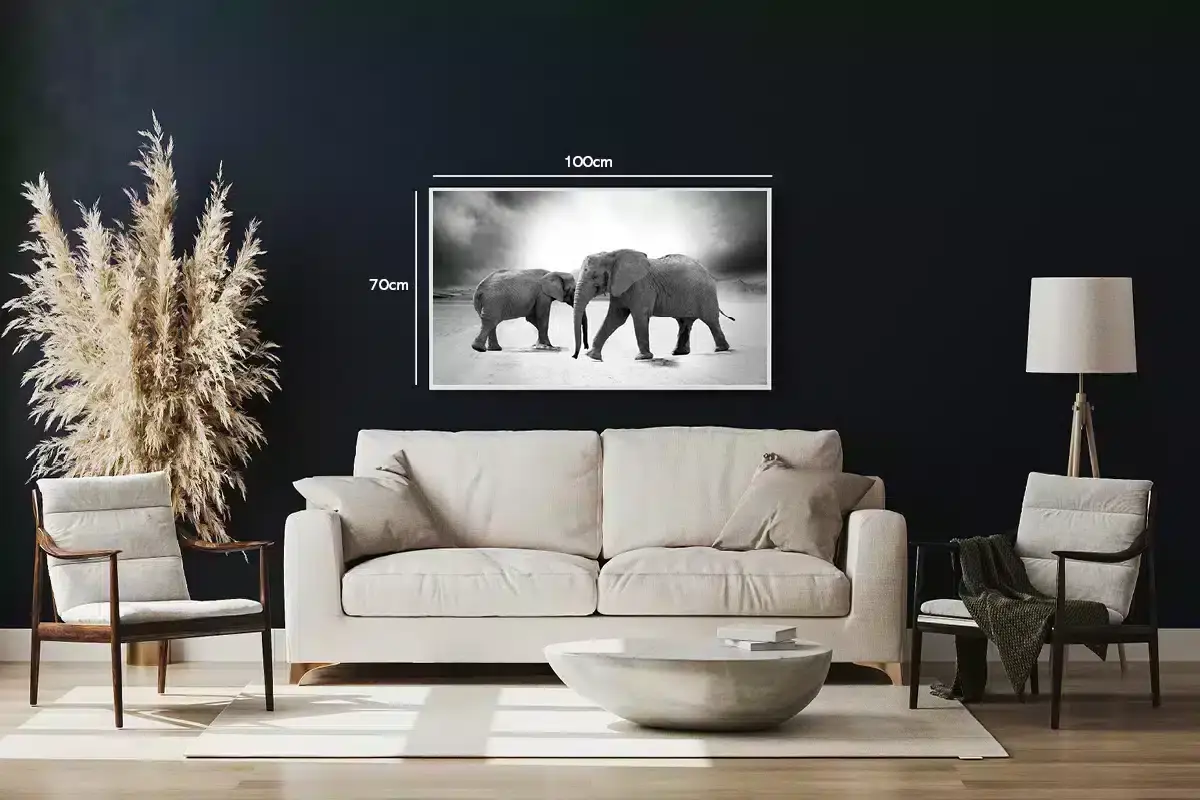 Elephant Desert Walk Plakat