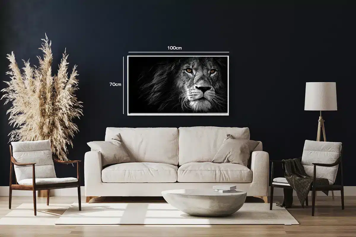 Lion Face Plakat