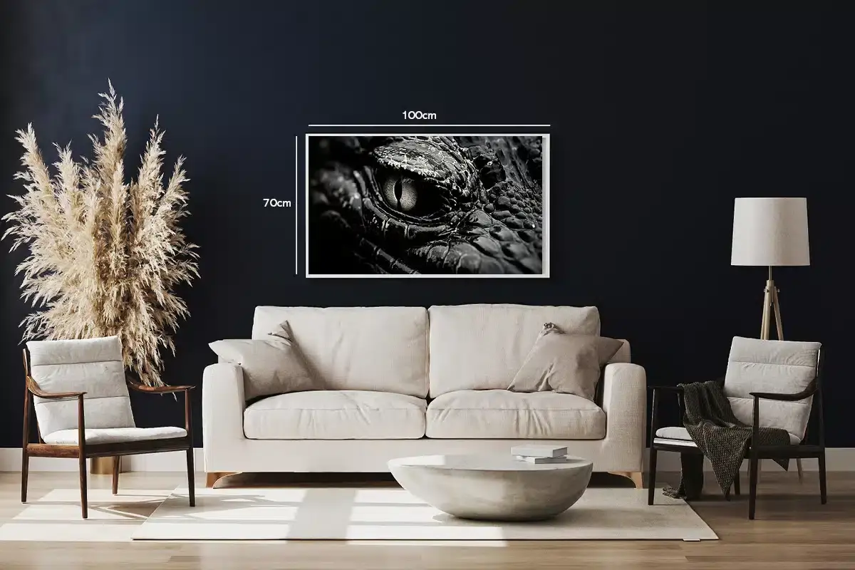 Crocodile Eye Plakat