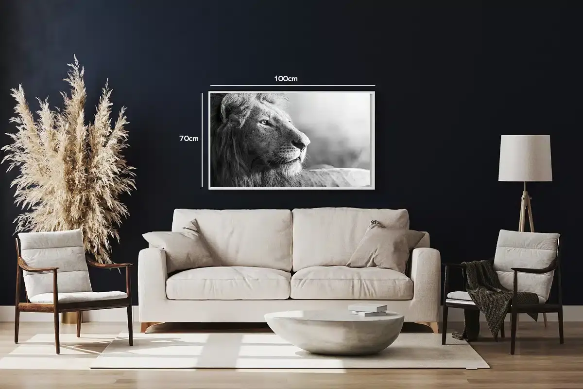 Lion Close Plakat