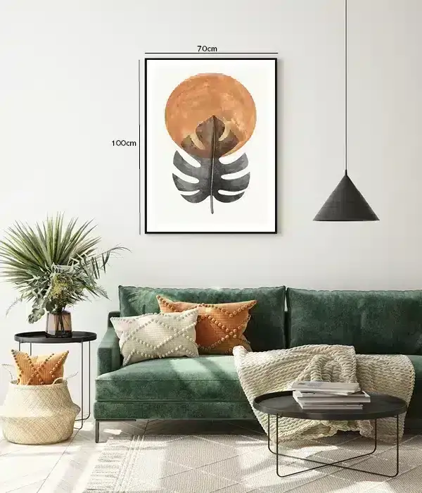 Monstera Sun Harmony Plakat