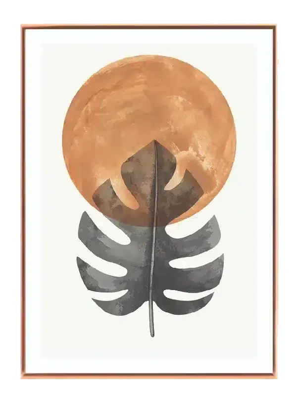 Monstera Sun Harmony Plakat